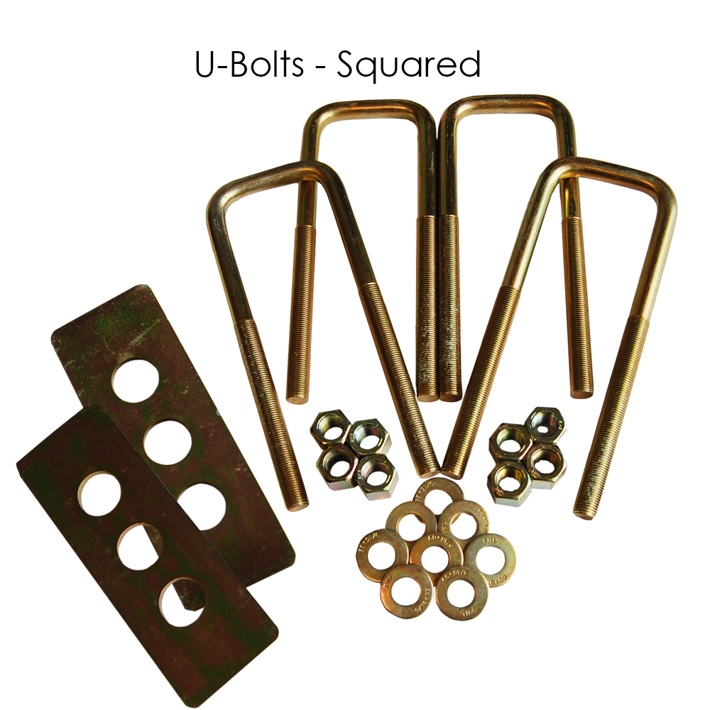 U-Bolts, Square/set, 3"x18" (SQ300x1800)